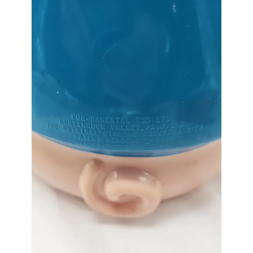 Vintage 1990 Fun Damental Too Oinking Pig Cookie Jar